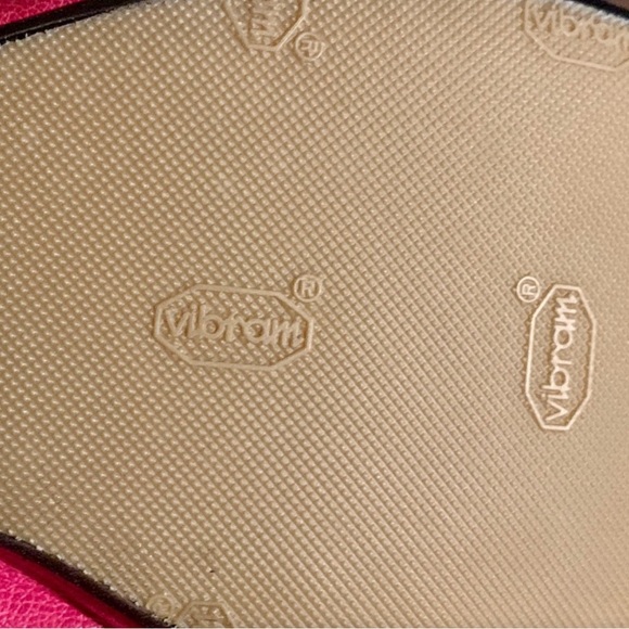 LANVIN red vintage leather ballet flats. Size 8.5 - Picture 6 of 8